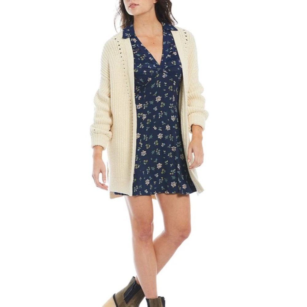 Free People Good Days Mini Dress in Dark Combo